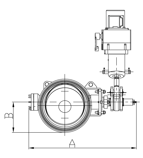Клапан регулирующий с электроприводом ПЭМ-В17У (ПЭМ-В35У)