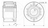 К011-10-Т16 Сдвигово-поворотные компенсаторы для судовых трубопроводов